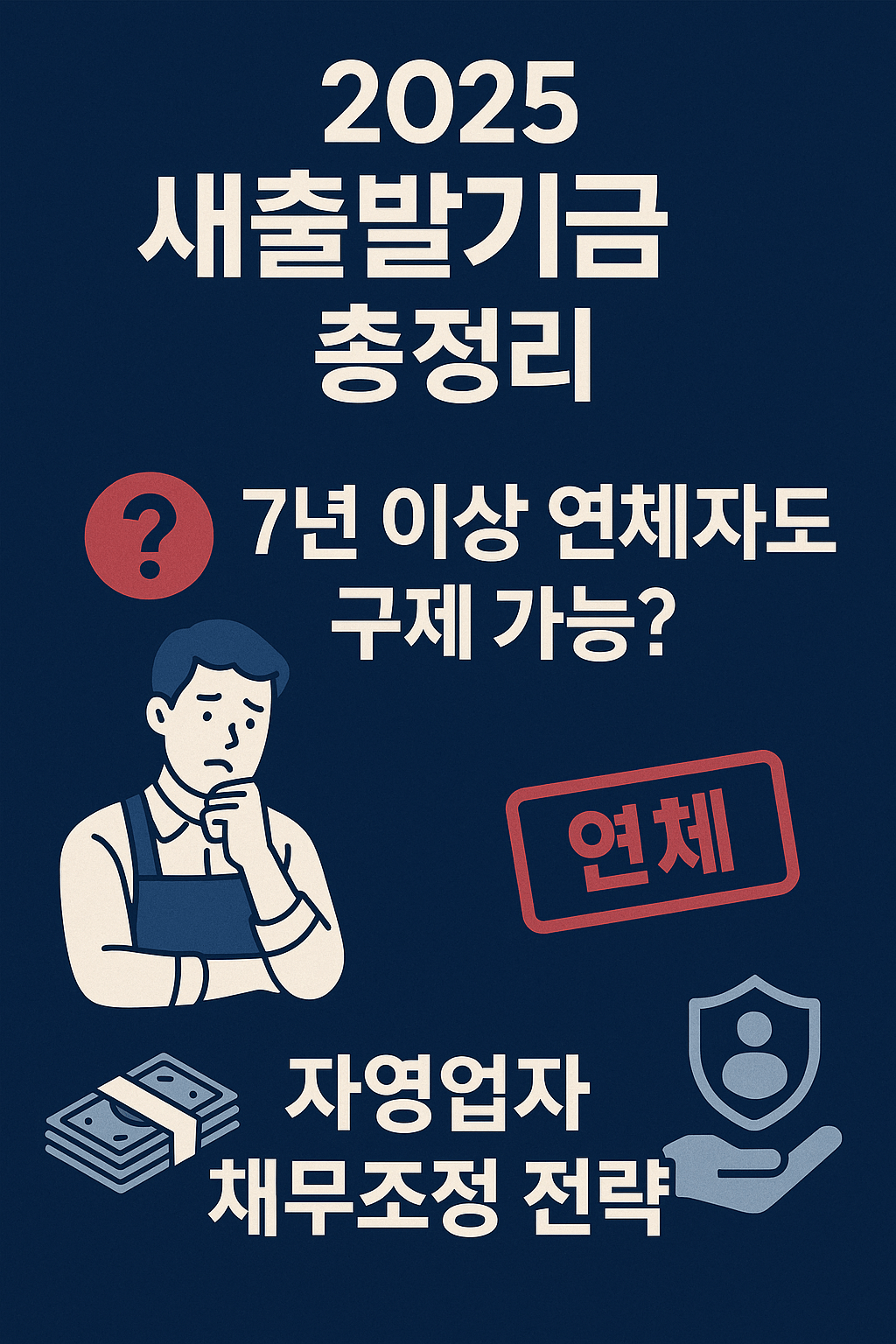 7년 이상 장기연체 자영업자 위한 새출발기금 총정리