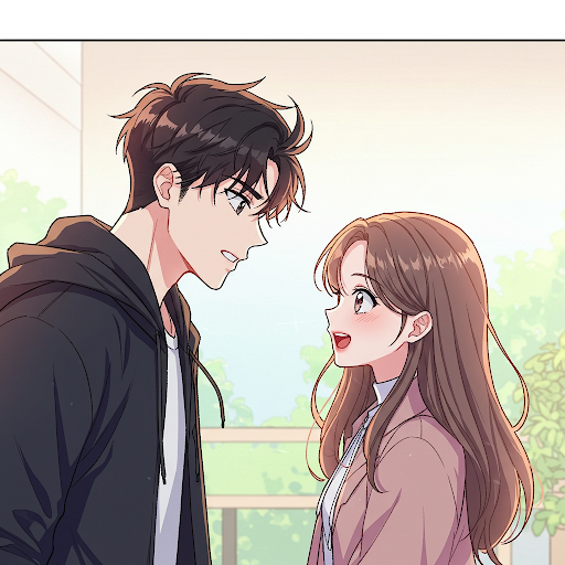 서로 대화하는 부부