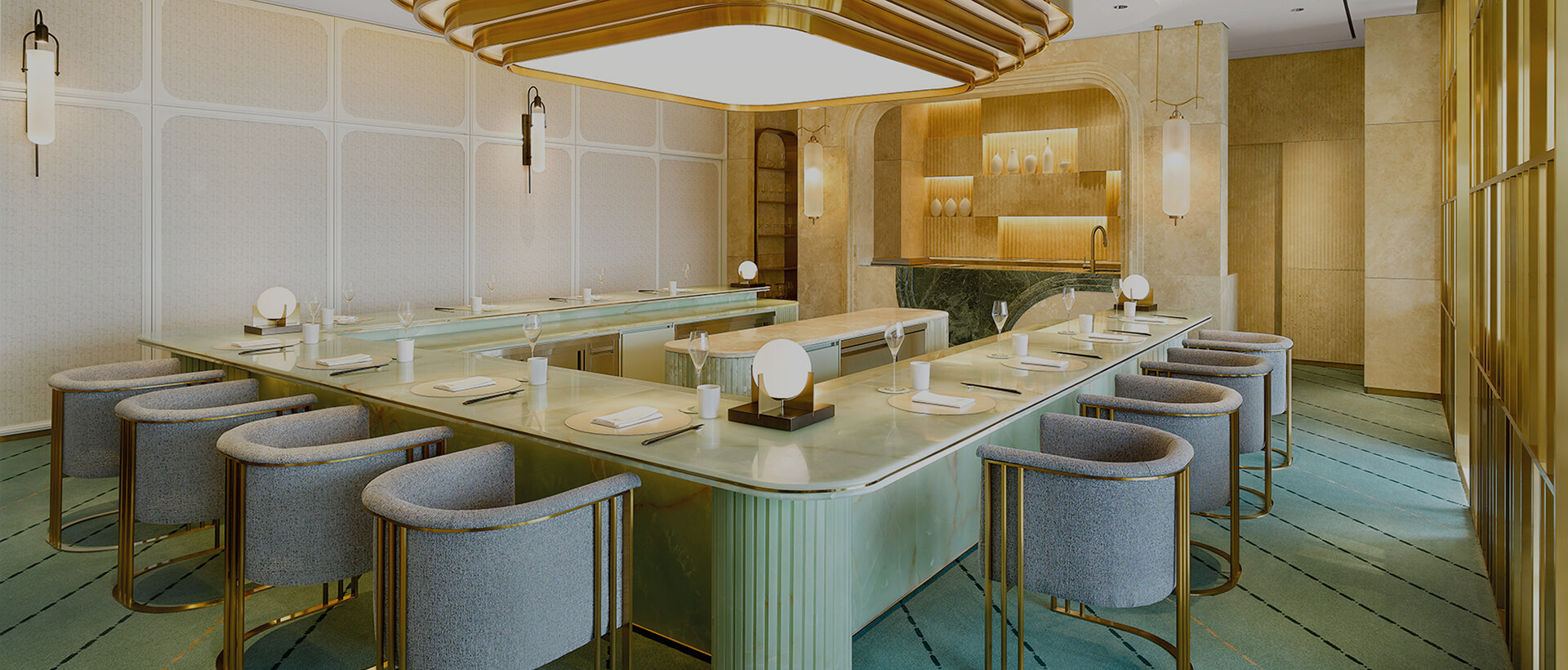 조선팰리스호텔 강남 이타닉가든 카운터