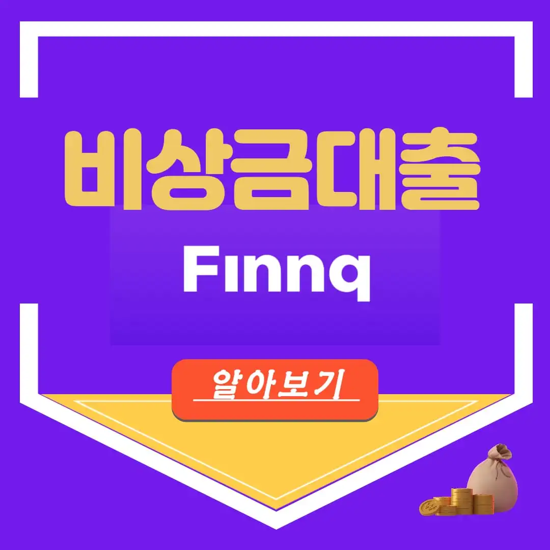 핀크 finnq 비상금대출 300만원 소액대출