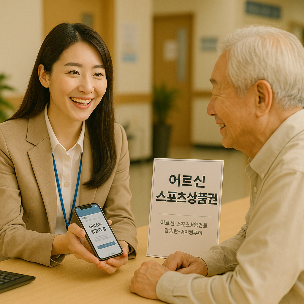 2025 어르신 스포츠상품권 사용방법