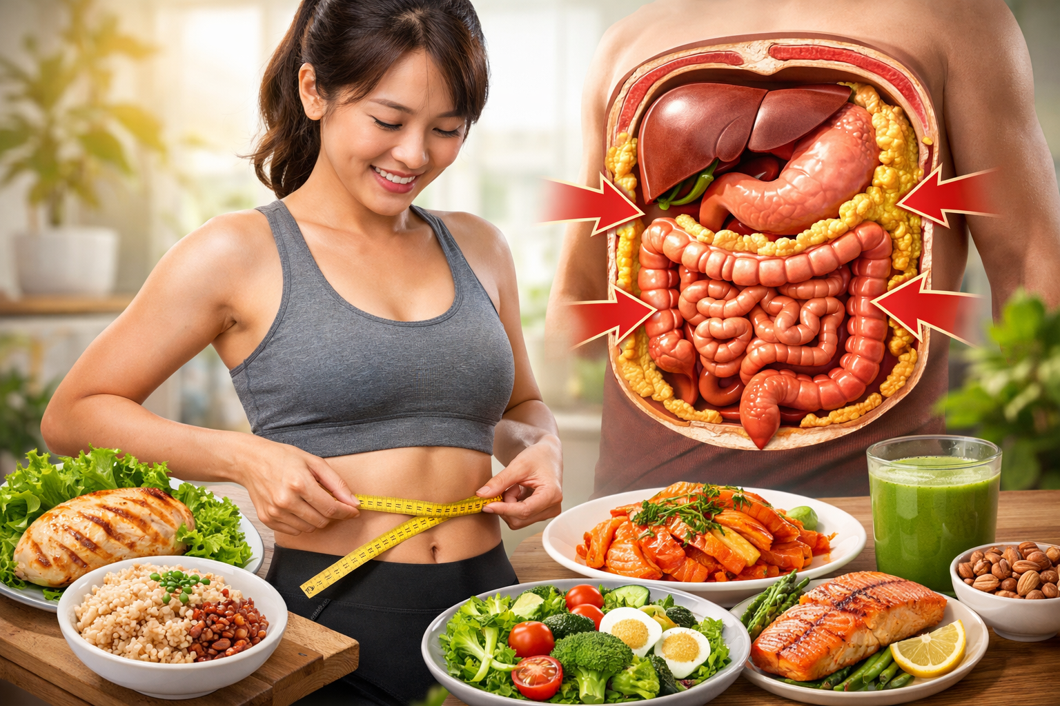 내장지방 줄이는 음식 조합