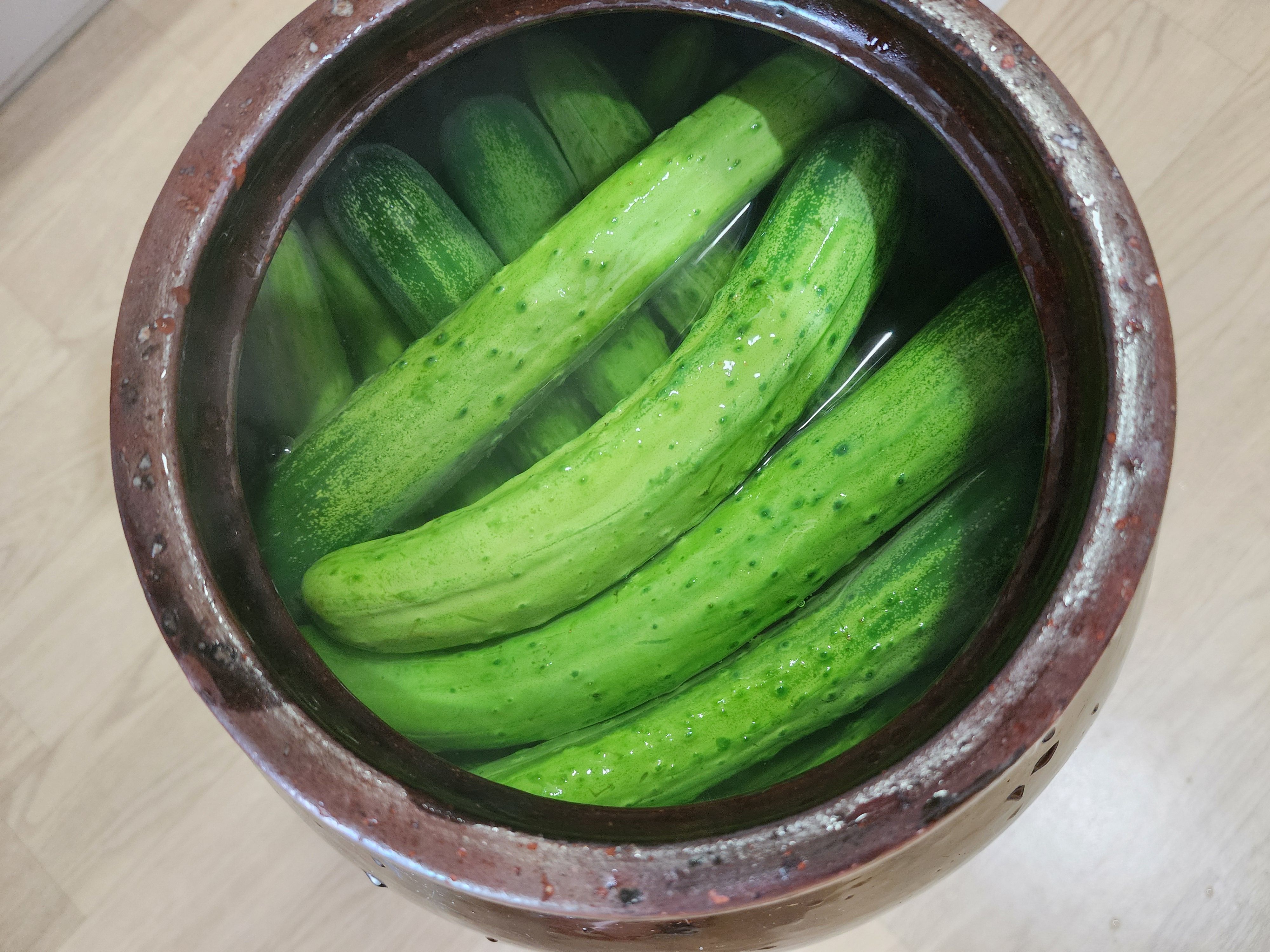 오이지 담그기, 전통오이지 오래 보관하는법