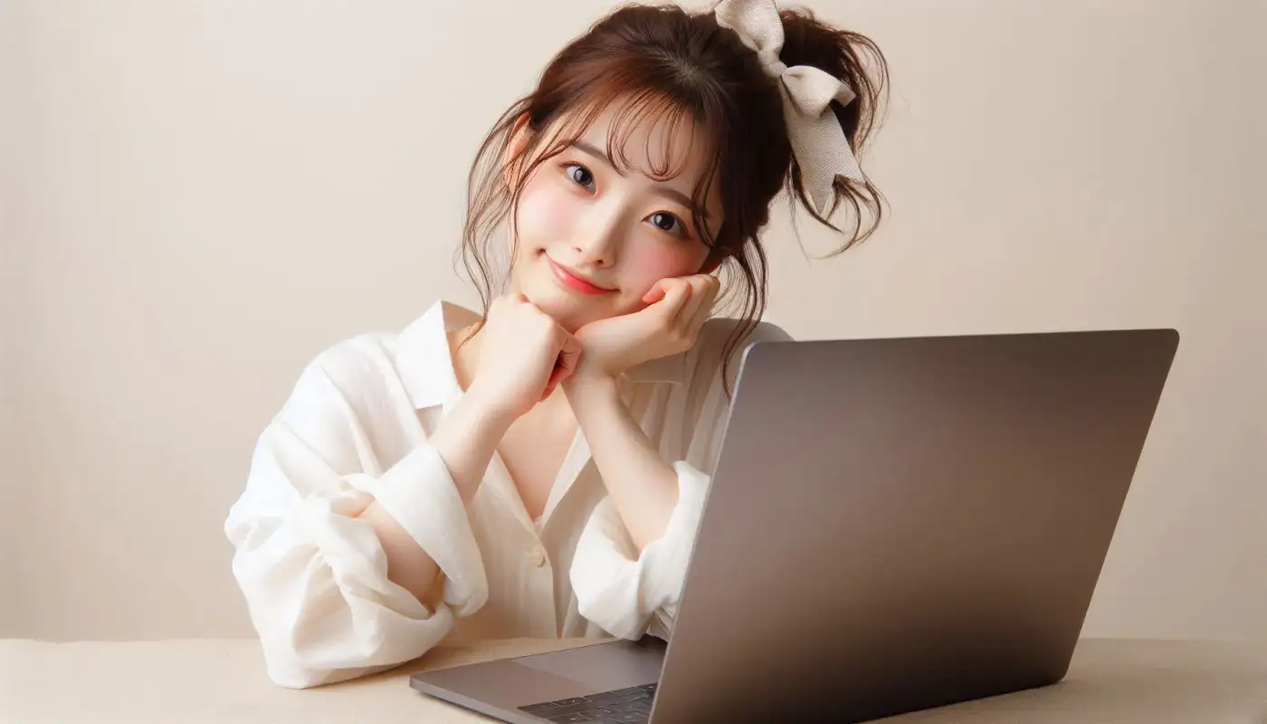 왓츠앱-번역-방법을-알아보는-여성의-모습