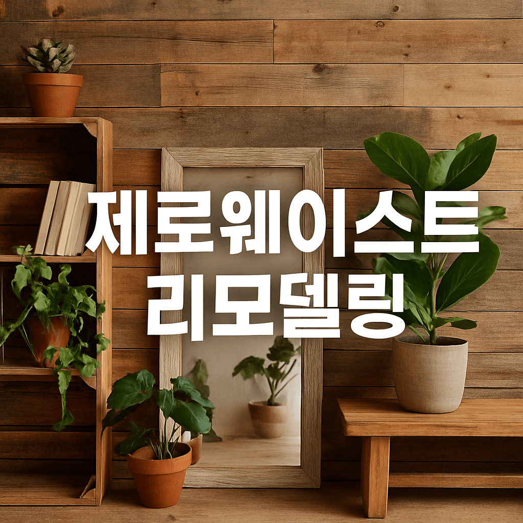 제로웨이스트로 인테리어 리모델링
