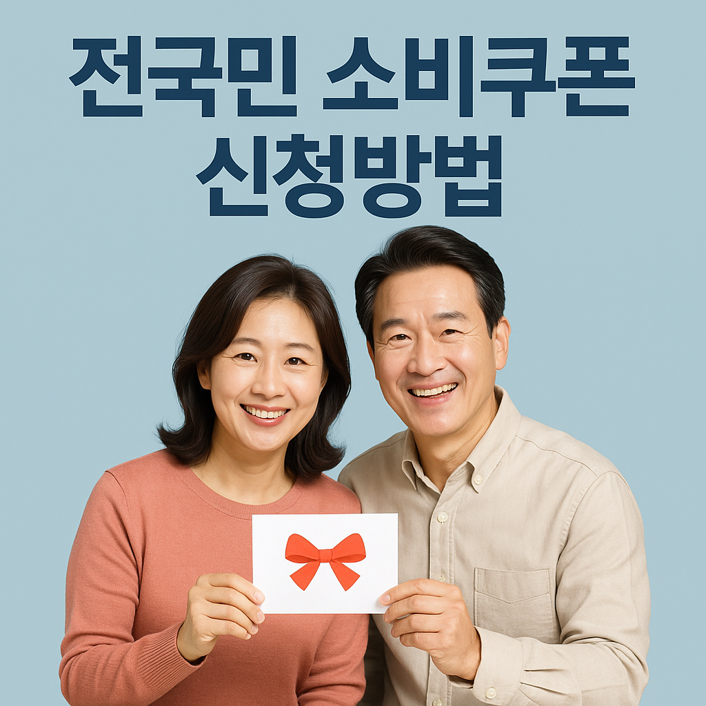 전국민 소비쿠폰 신청방법
