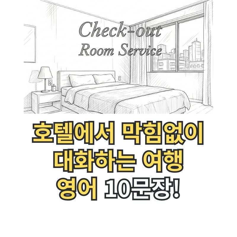 호텔 프론트 데스크 영어 회화