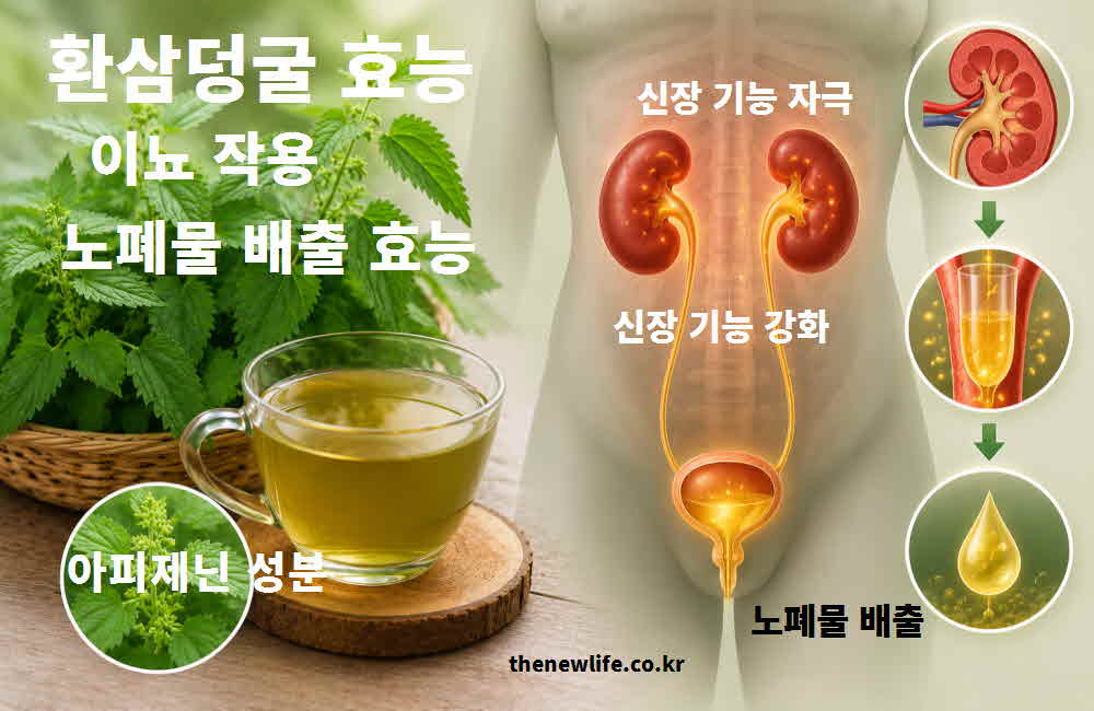 환삼덩굴 효능 이뇨 작용 노폐물 배출