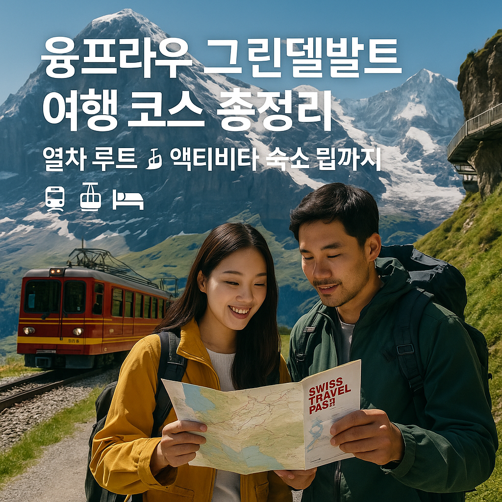 융프라우 그린델발트 여행 코스 총정리 열차 루트 액티비티 숙소 팁까지