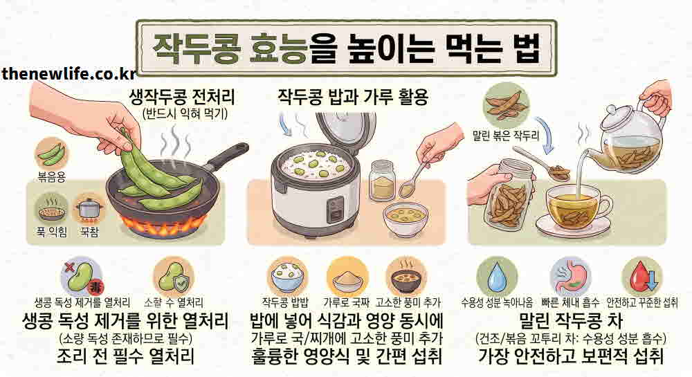 작두콩 효능 높이는 먹는 방법