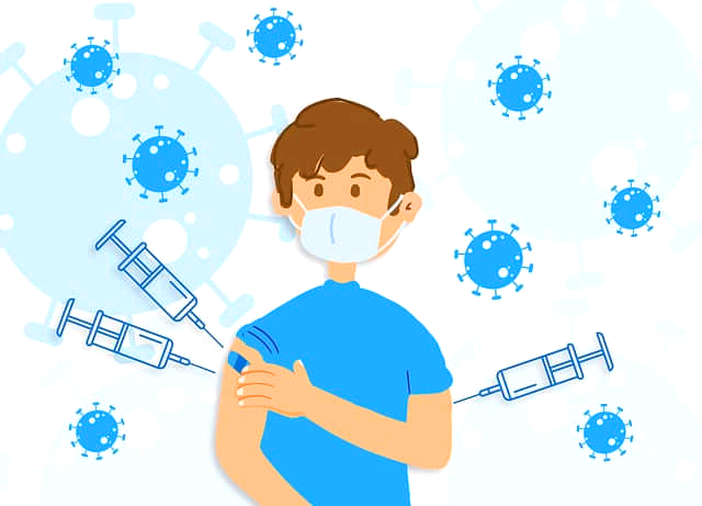 예방접종 일러스트