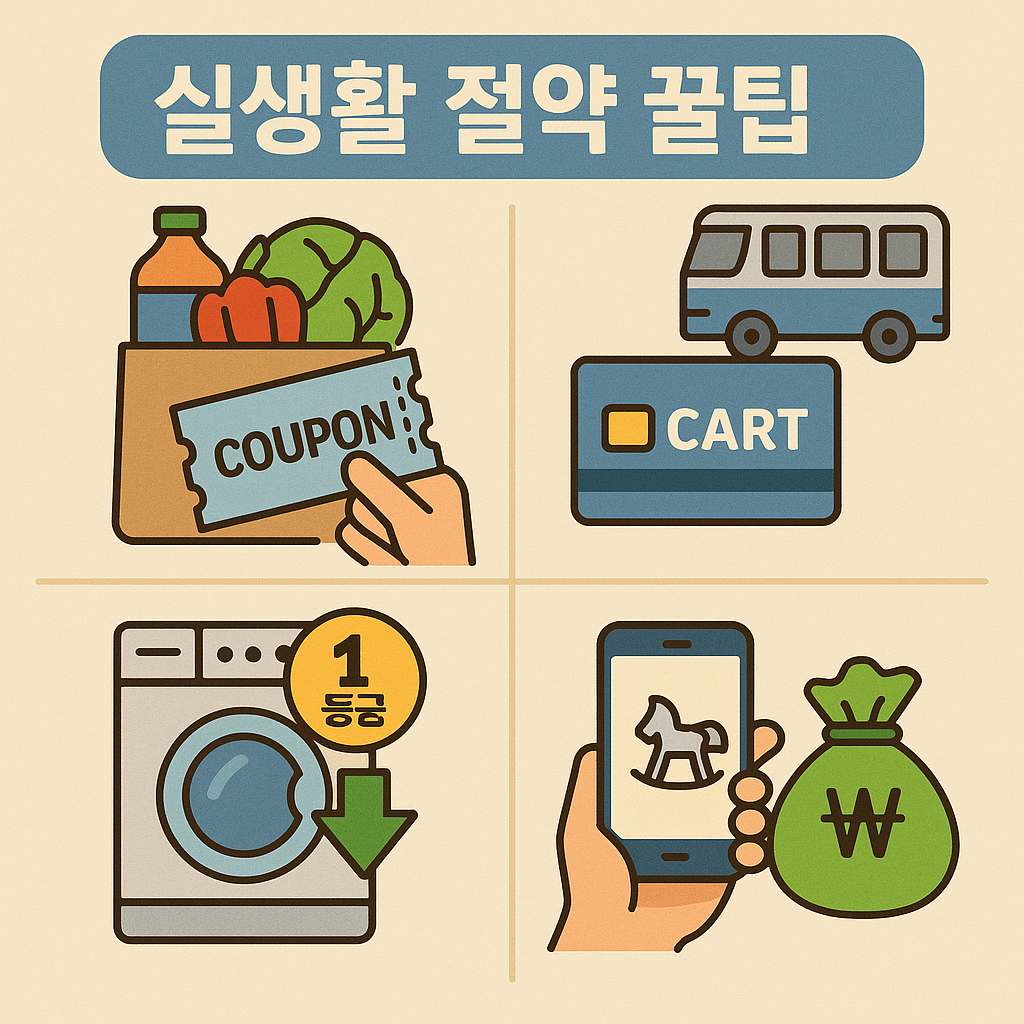 실생활 절약 꿀팁 &amp; 스마트한 소비 방법