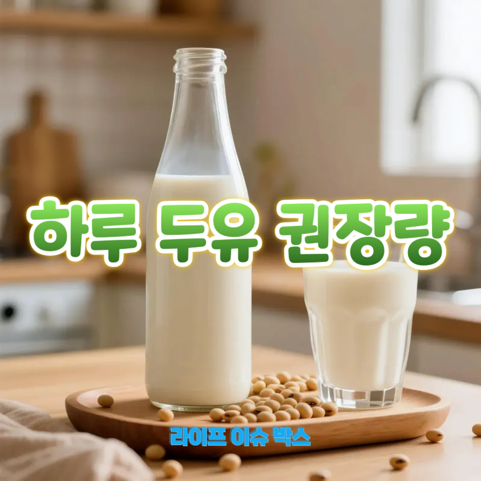 하루 두유 권장량