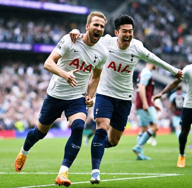 기뻐하는-해리케인-손흥민