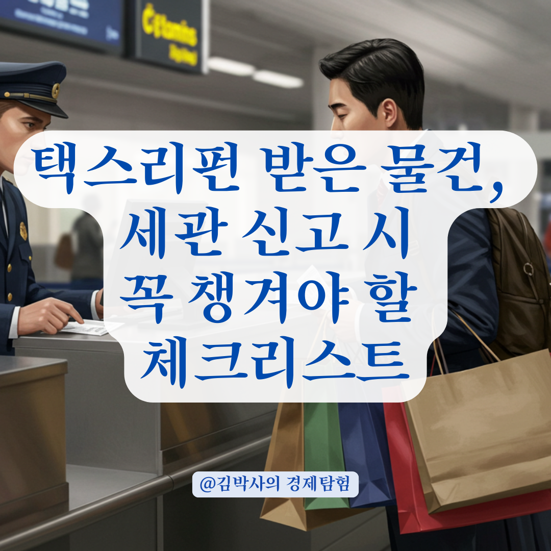 해외쇼핑 후 택스리펀 받은 제품, 세관 신고할 때 절대 놓치지 말아야 할 것들.