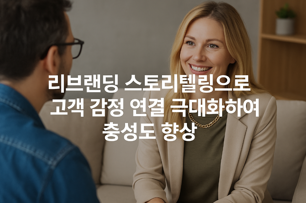 리브랜딩 스토리텔링으로 고객 감정 연결 극대화하여 충성도 향상