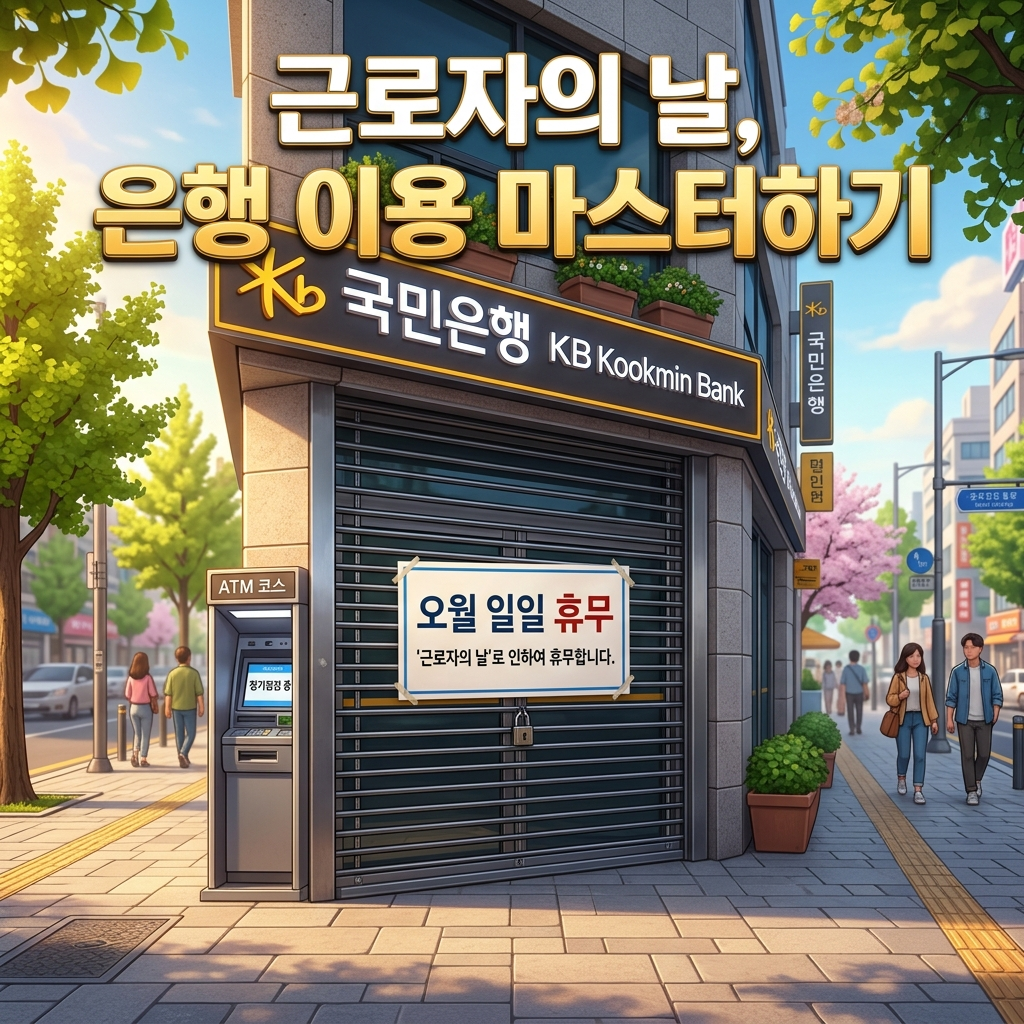 2026년 근로자의 날 은행 휴무 인터넷 뱅킹 안내