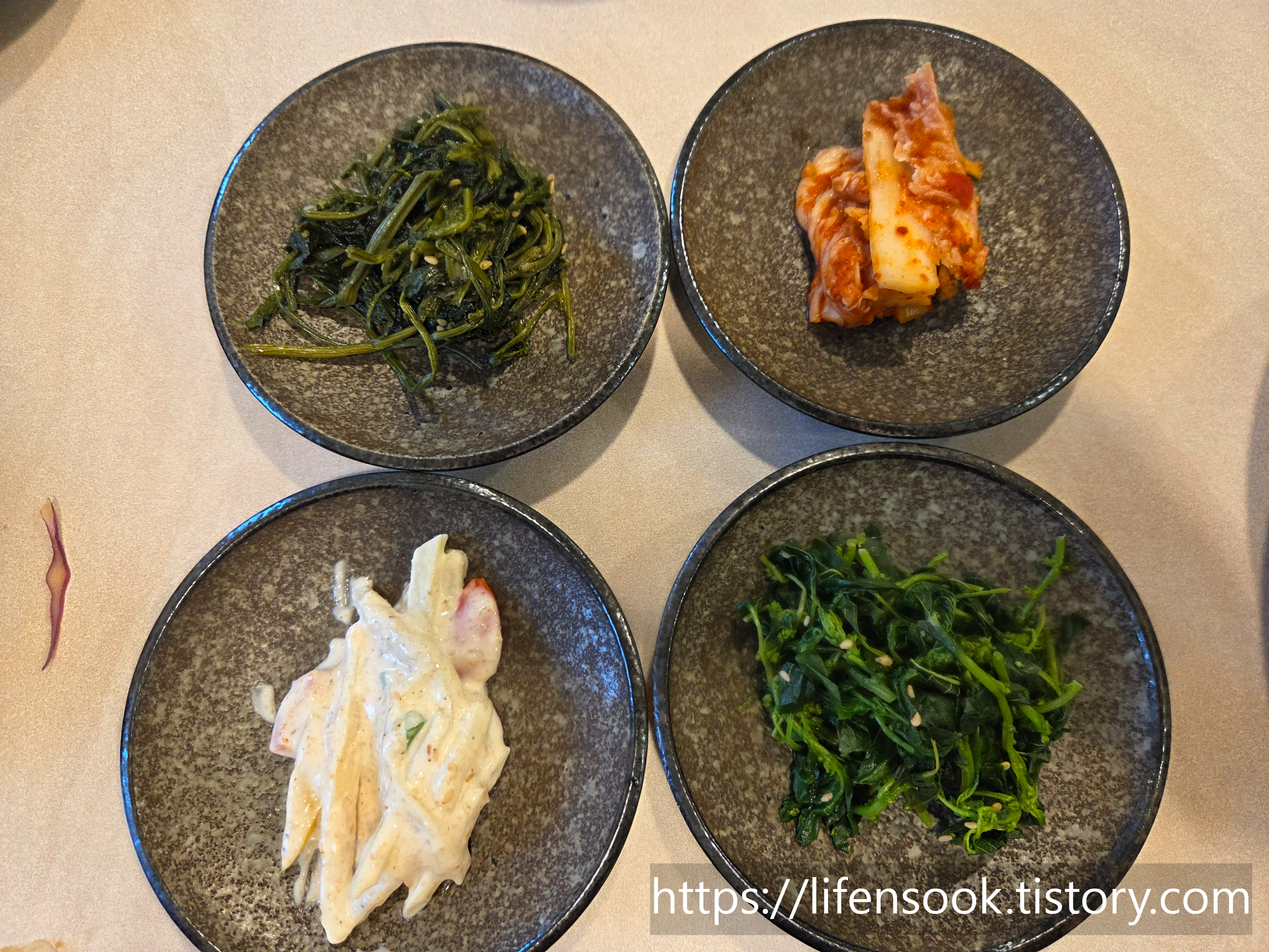 대장군 사색 기본찬