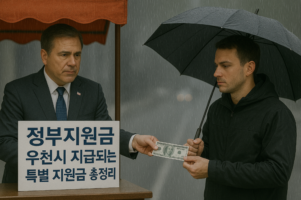 우천시 지급되는 특별 지원금 총정리