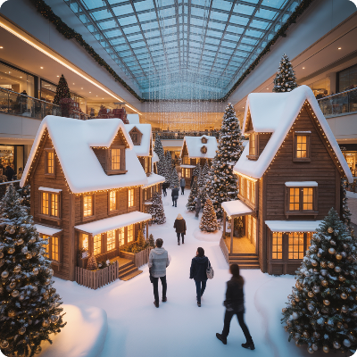 더현대 서울 크리스마스 빌리지 예약 가상이미지
