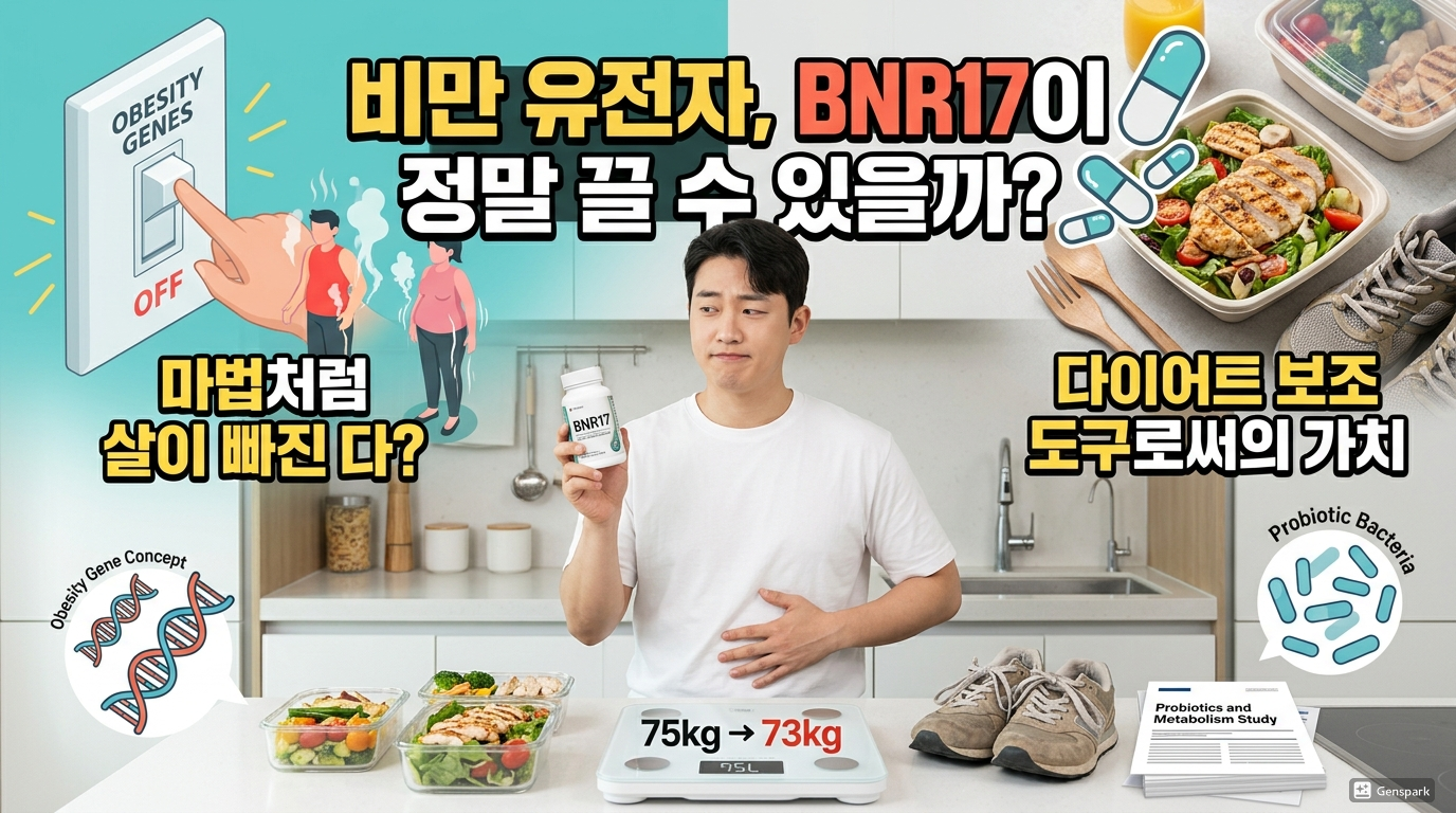 BNR17 유산균, 비만 유전자 스위치를 꺼버린다고요?