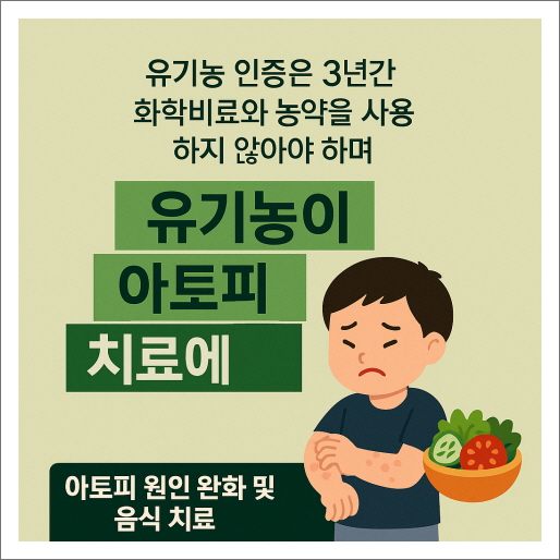 유기농 아토피 치료에 좋은 식재료