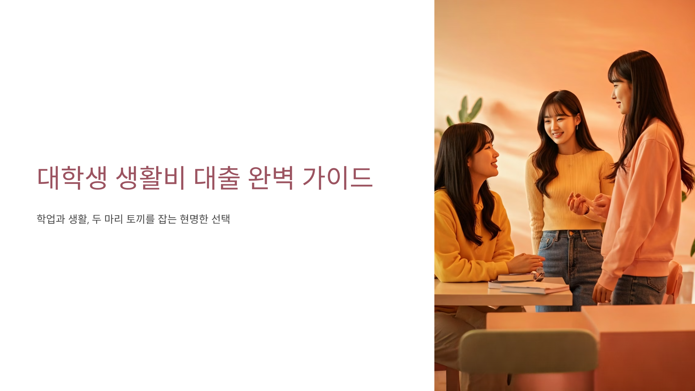 생활비 걱정되는 대학생, 2025년 정부 대출로 해결하세요 💰