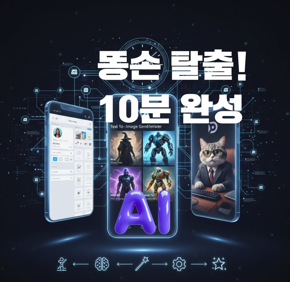 alt="AI로 10분 만에 썸네일 만들기 "
