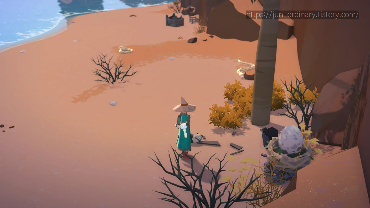 가이레흐 언덕의 부엉곰 둥지 위치2