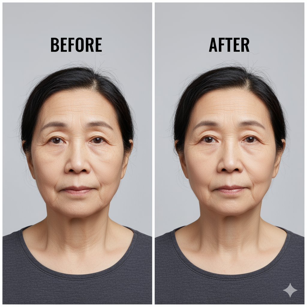 안면 거상술 사진