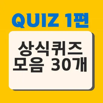 2025 기초상식 퀴즈 100선 모음_4