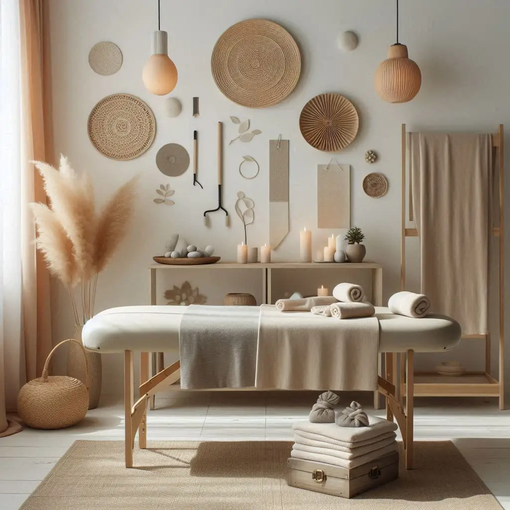 피부,체형관리 샵 배경