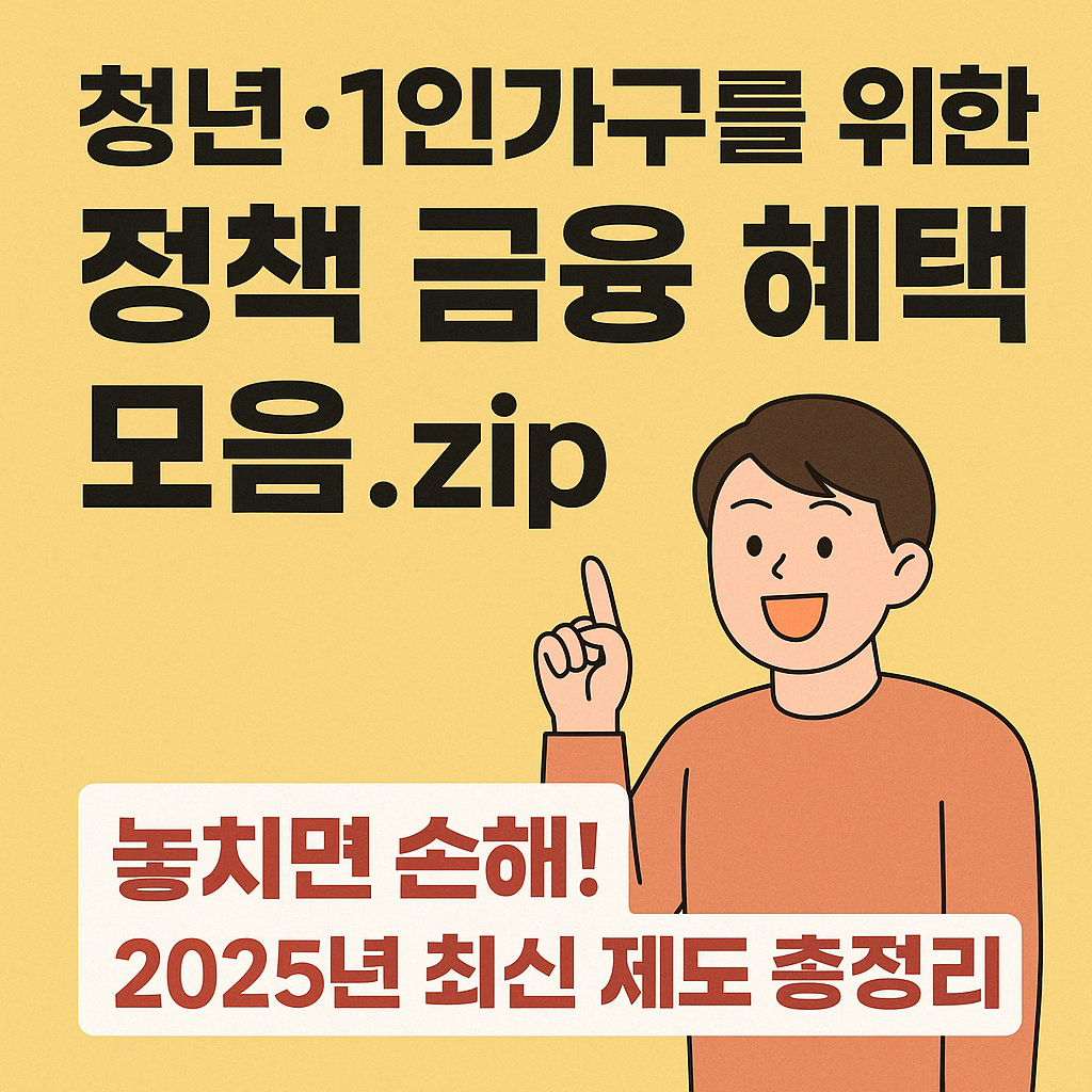 청년·1인가구를 위한 정책 금융