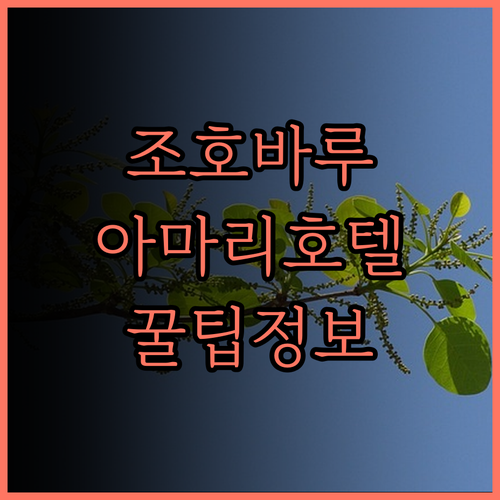 조호르바루 호텔 추천 아마리 조호르 