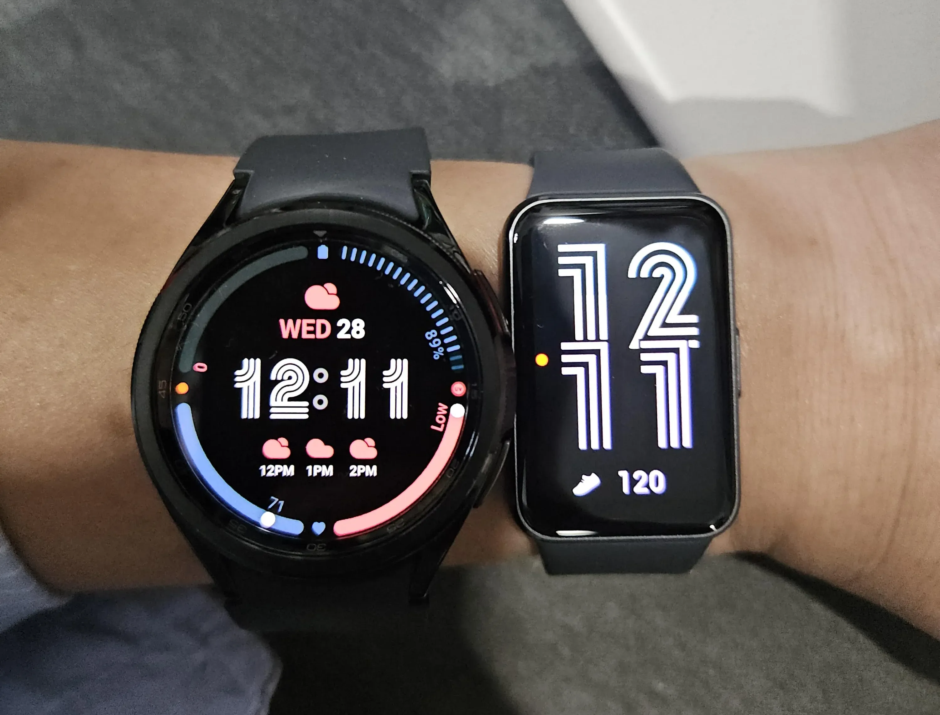 갤럭시워치와 갤럭시핏