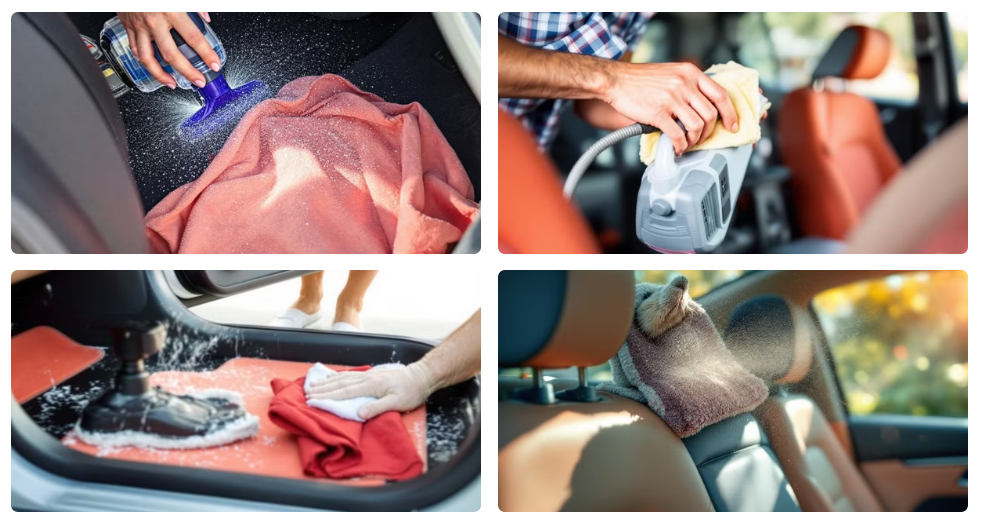 차량 실내청소 살균