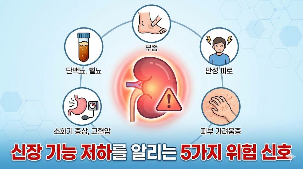 신장이 안좋으면 나타나는 증상