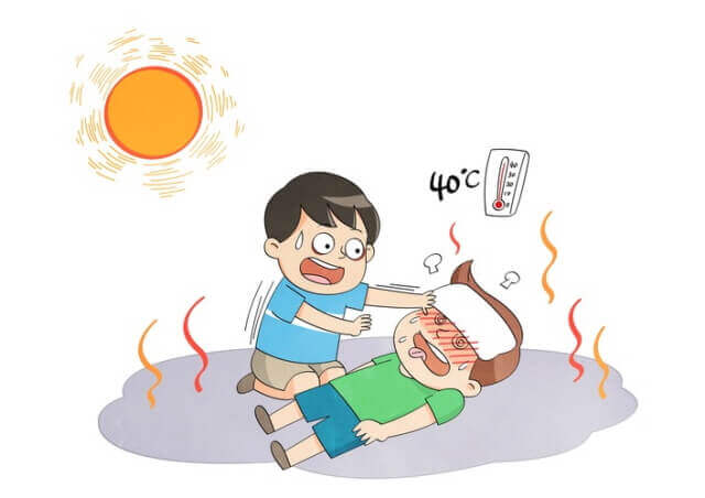열탈진 및 열사병[heatstroke] 사진