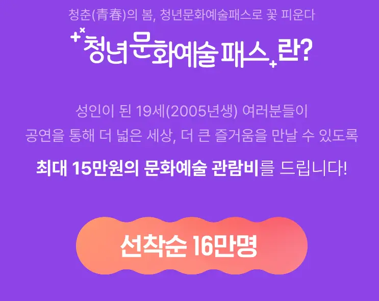 청년문화예술패스