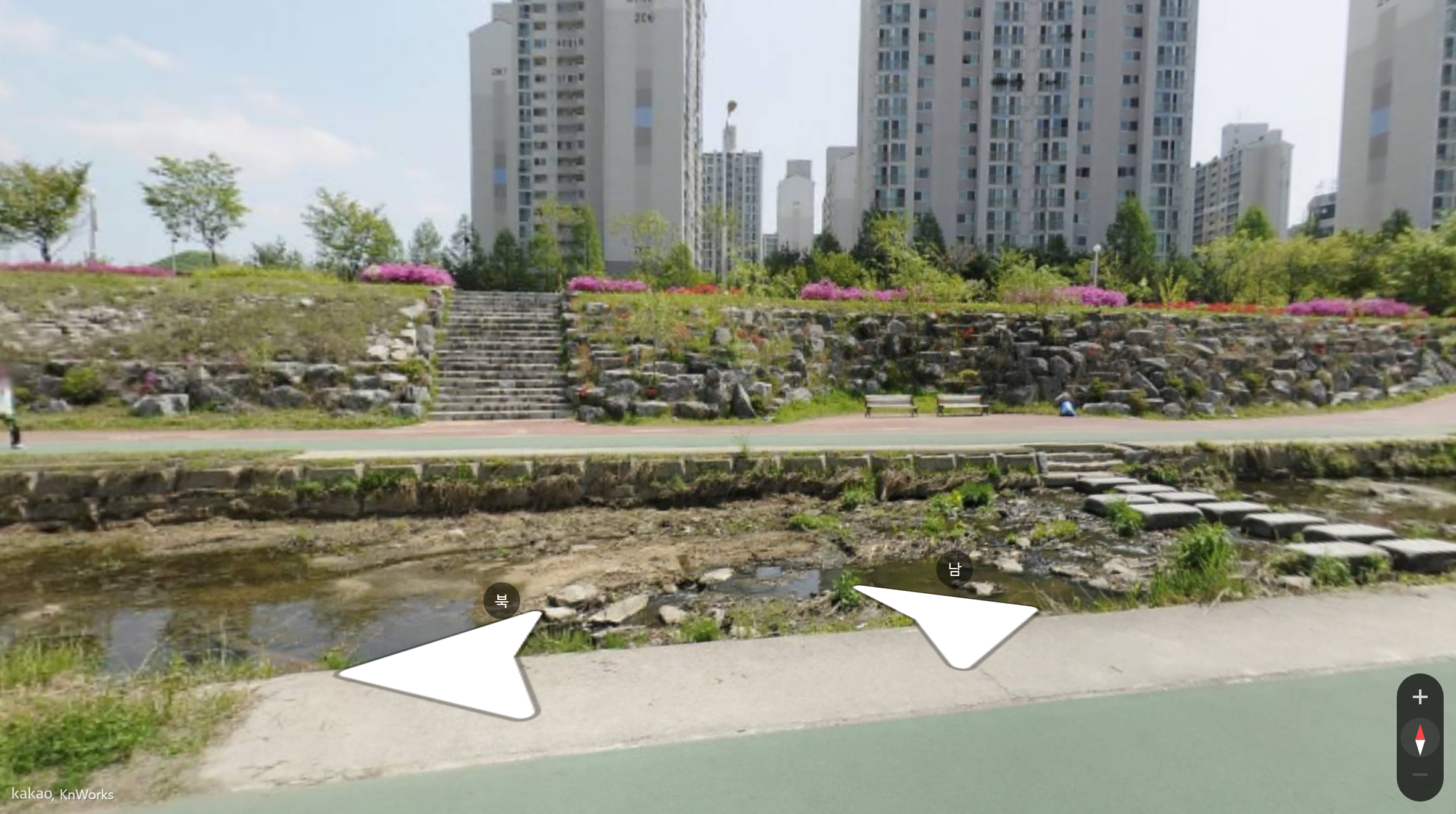 송산팰리스 주변 거리 풍경