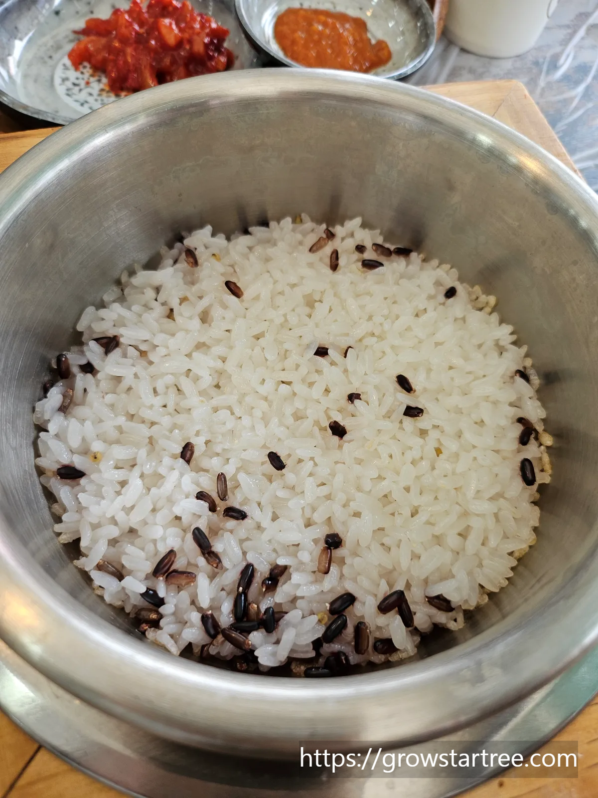 통영밥집 가온 흰쌀밥 기본솥밥