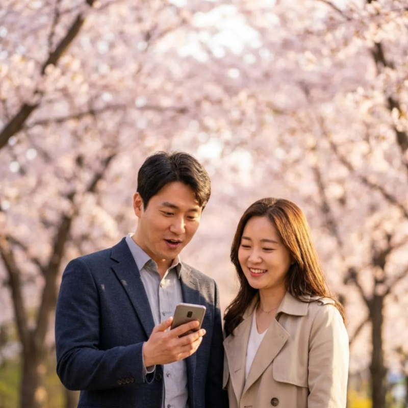 2026년 전국 주요 명소 벚꽃 개화 및 만개 이미지