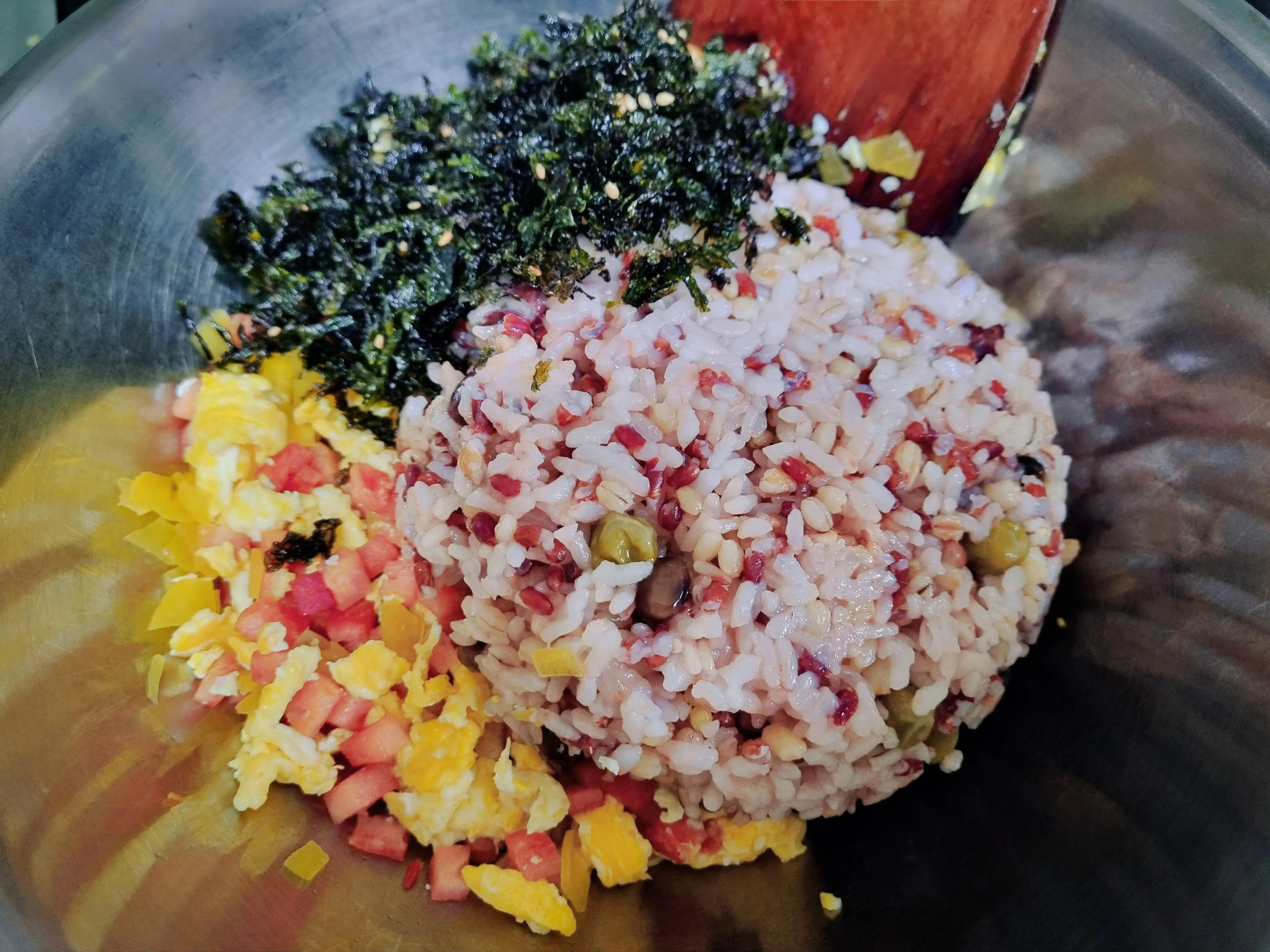 조물조물 손과 손가락 사용을 돕는 스팸계란주먹밥 만들기