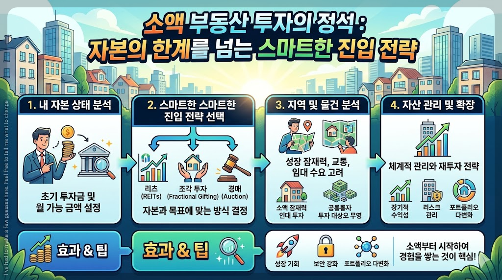 소액 부동산 투자의 정석 : 자본의 한계를 넘는 스마트한 진입 전략