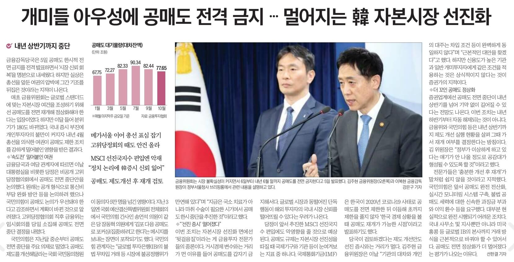 11월 6일 월 신문스크랩