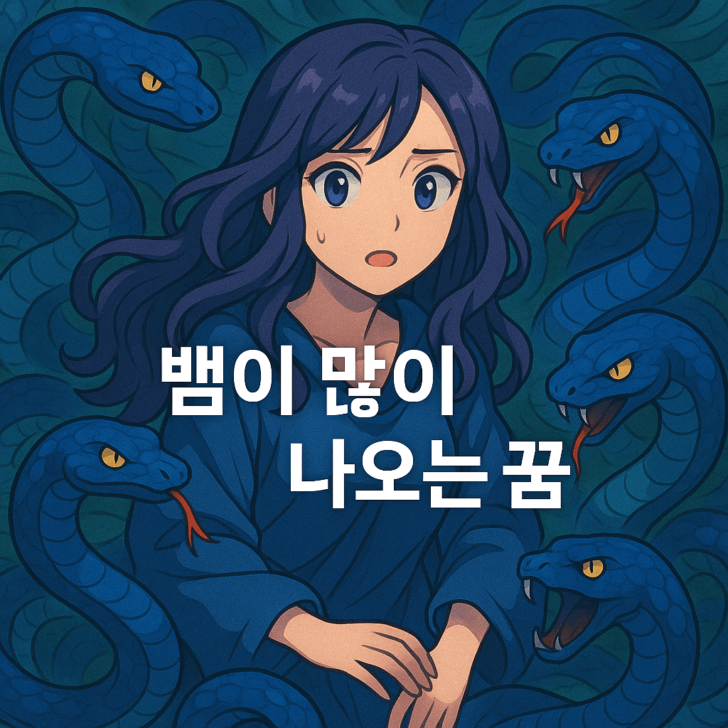 뱀이 많이 나오는 꿈 해몽