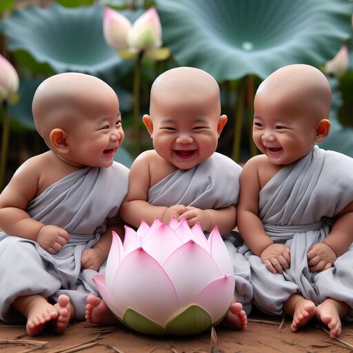 부천님 오신 날 동자승 이미지