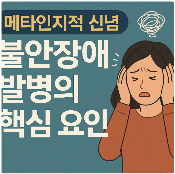 메타인지적 신념, 불안장애 발병의 핵심 요인