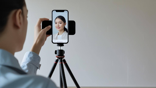 여권사진 셀프 촬영