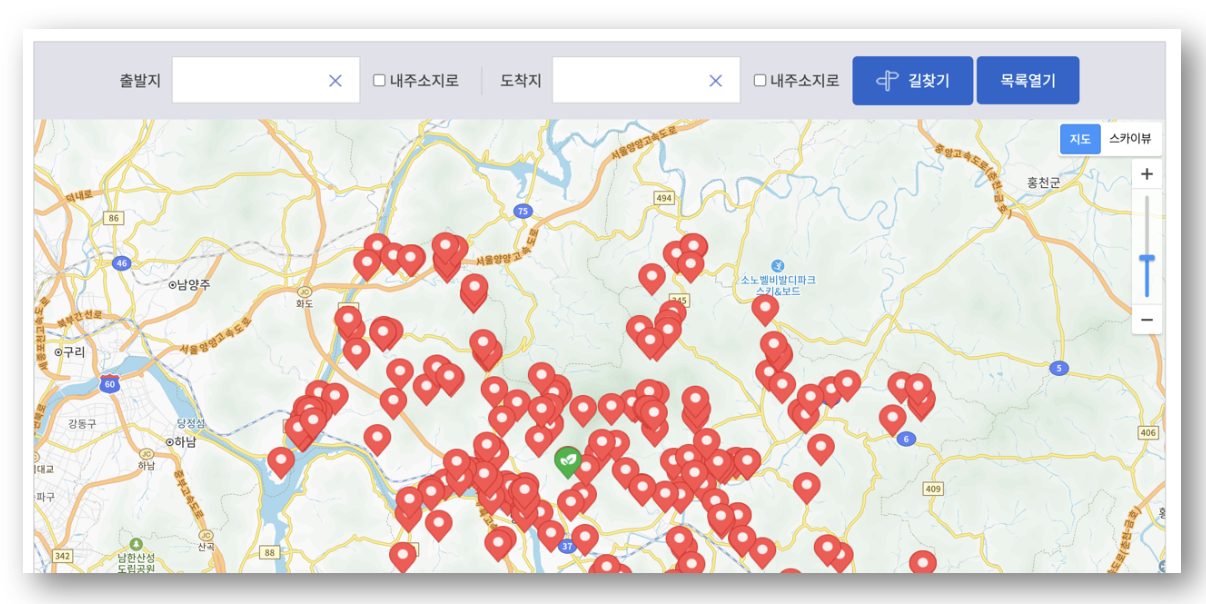 숲나들e 자연휴양림 인천/경기 용인 예약하기